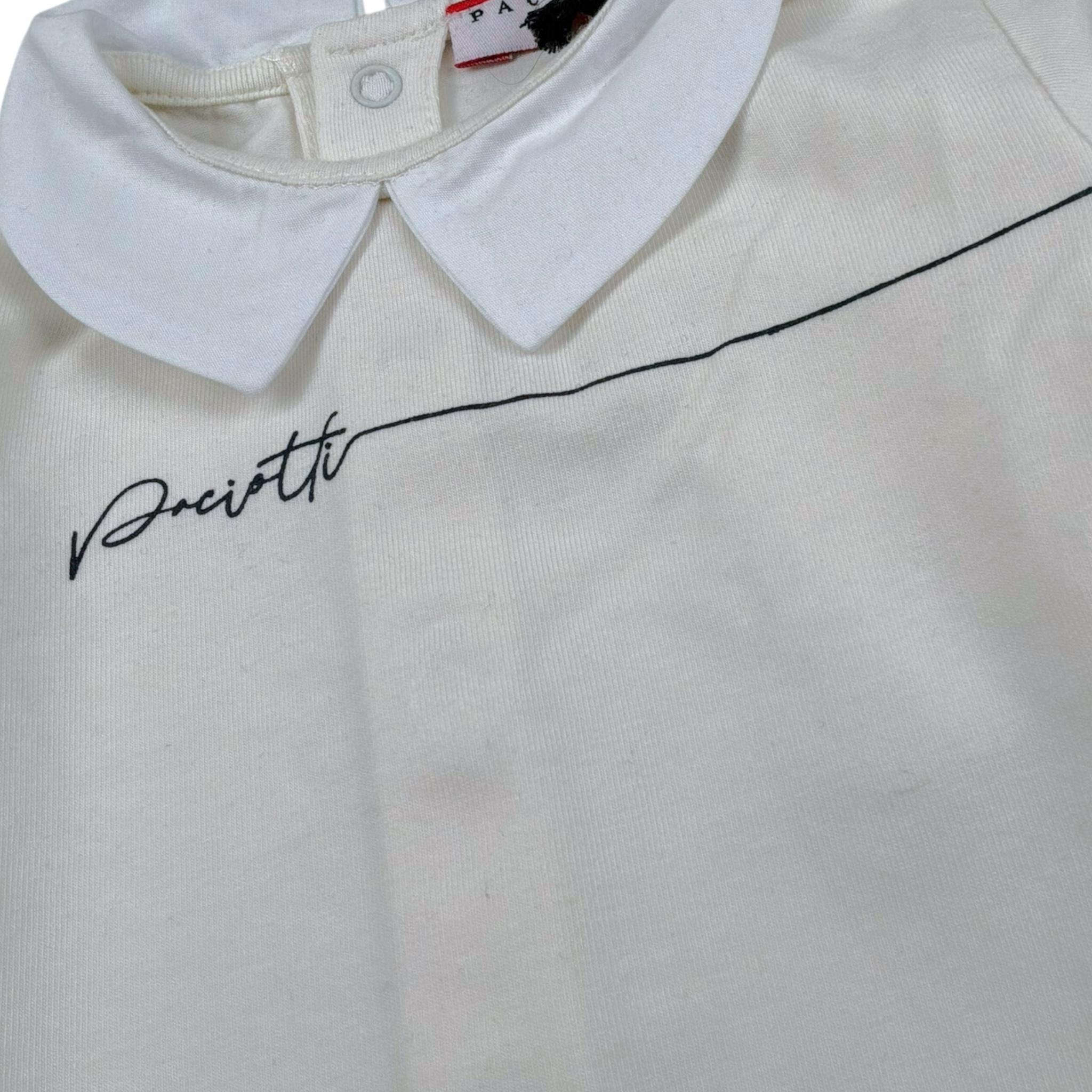 Cesare Paciotti Completo 2 Pezzi Shirt-Ghettina per Neonato CPP5102NX PANNA/BLU CESARE PACIOTTI 