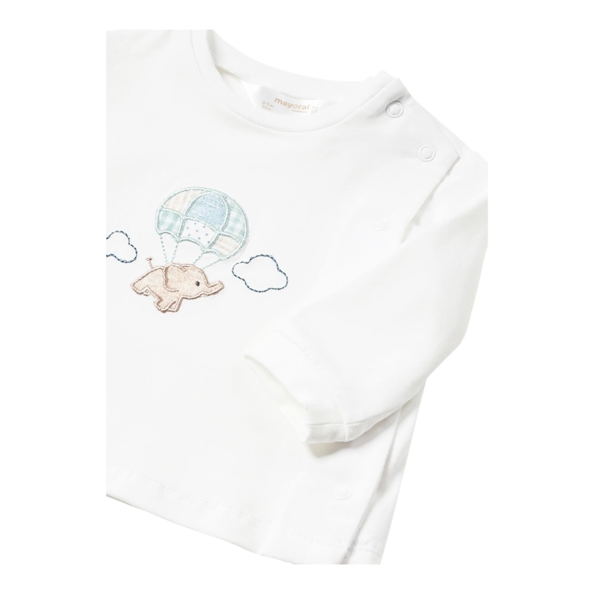 Mayoral Completo 3 Pezzi Ghettina-Shirt-Cappello per Neonato 1532 BEIGE MAYORAL 