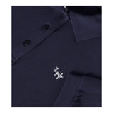 Il Gufo Polo Mezza Manica Tinta Unita Modello Crop per Neonata P25PC095MF032N BLU IL GUFO 