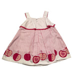 Mayoral Abito Giromanica Fantasia A Righe Bicolore per Neonata 1864 BIANCO/FUXIA MAYORAL 
