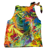 Gaelle Mehrfarbiges Fantasy-Print-Ärmelloses Shirt für Mädchen