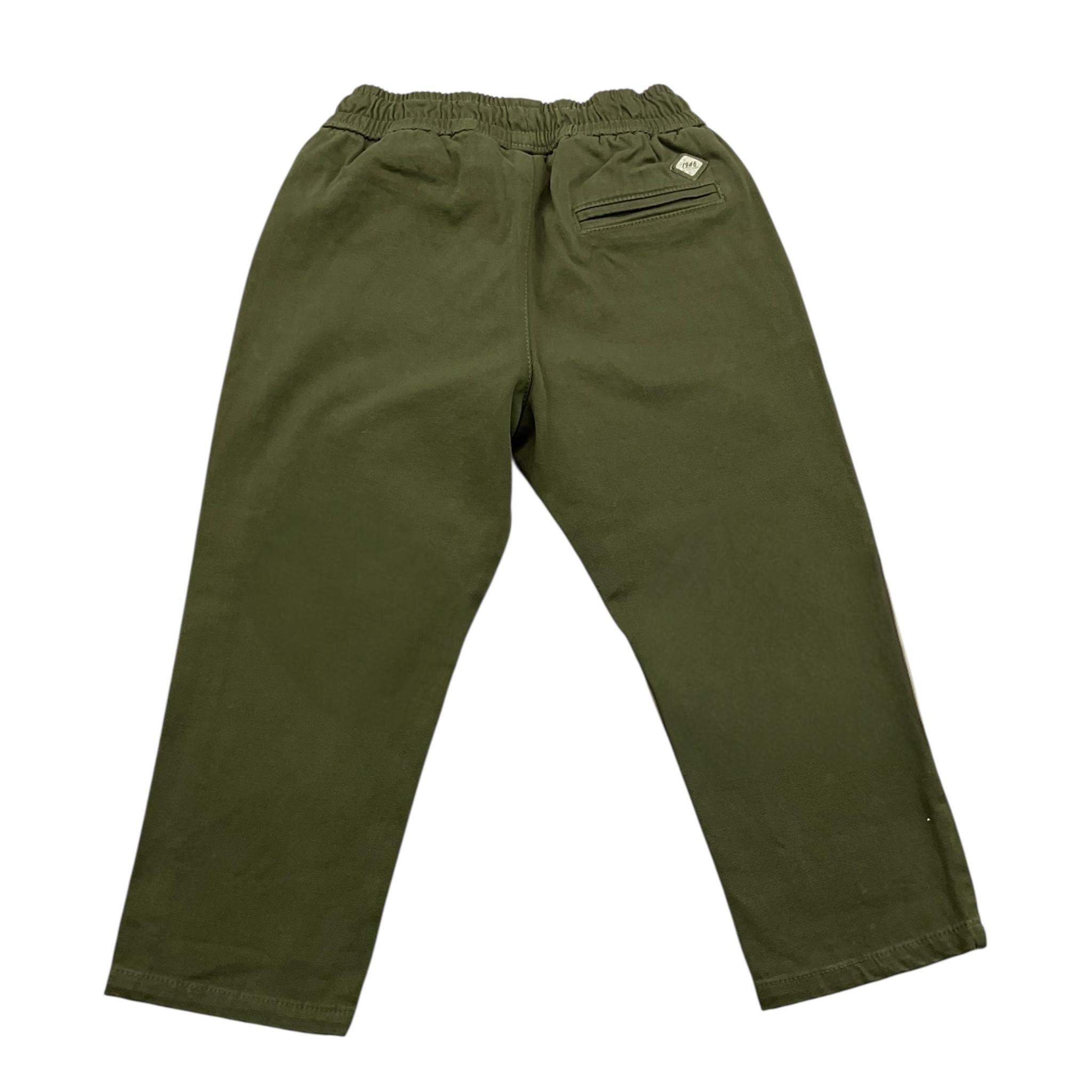 NUPKEET pantalone tinta unita cn elastico in vita Verde per Neonato 24NK295N VERDE NUPKEET 