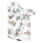 Mayoral Set Abito Mezza Manica Tinta Unita con Culotte per Neonata 1869 BIANCO MAYORAL 