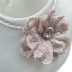 Les Petit Enfantes Ballerina Tinta Unita con Applicazioni per Neonata MIS15 BIANCO LES PETIT ENFANTES 