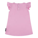 John Richmond Abito Girocollo Tinta Unita con Stampa per Neonata RIP25006VE ROSA JOHN RICHMOND 