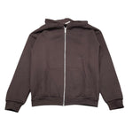 HINNOMINATE felpa tinta unita con cappuccio e zip Marrone per Bambino 3631F0074 MARRONE HINNOMINATE 