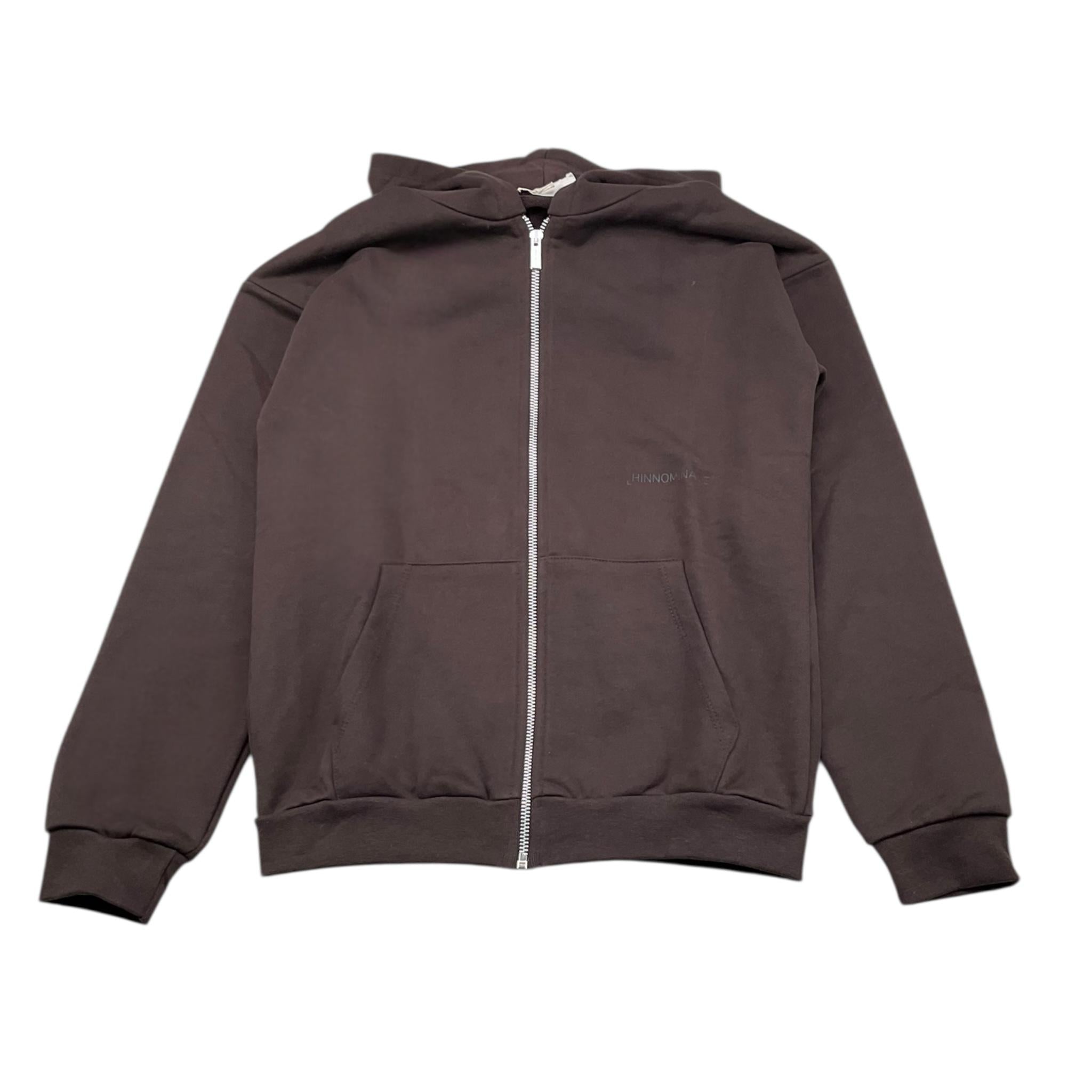 HINNOMINATE felpa tinta unita con cappuccio e zip Marrone per Bambino 3631F0074 MARRONE HINNOMINATE 
