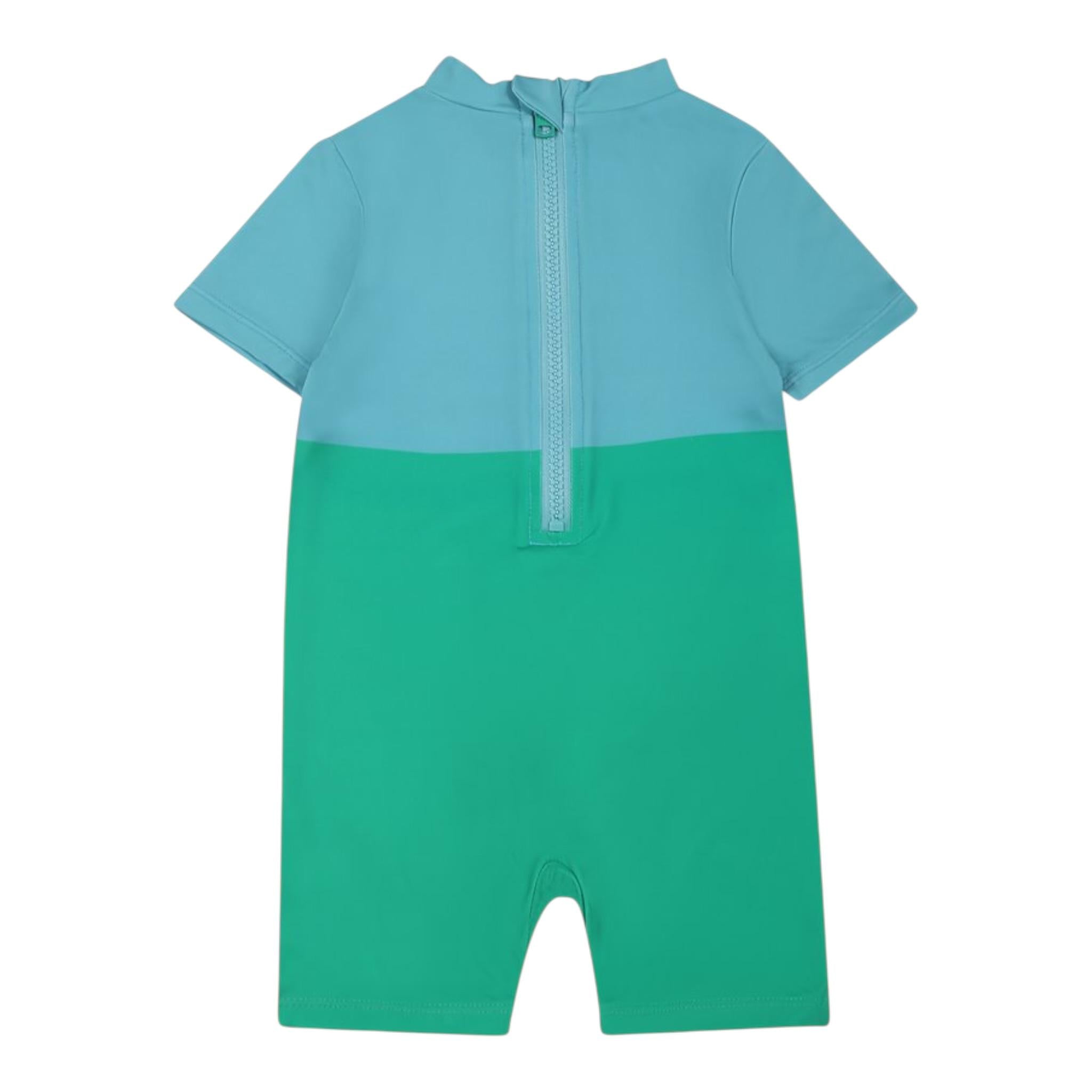 Stella Mccartney Pagliaccett Mezza Manica Bicolore per Bambino TWC509J VERDE STELLA McCARTNEY 