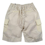 Emanuel Pris Bermuda In Denim Tinta Unita con Elastico In Vita per Bambino EBM5121R BEIGE EMANUEL PRIS 