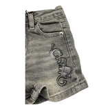 Iceberg Bermuda Tinta Unita In Denim con Girovita Regolabile per Neonato BMICE5108BX GRIGIO ICEBERG 