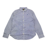Ralph Lauren Camicia Bicolore con Fantasia A Righe per Bambino 313833159002 BIANCO/AZZURRO RALPH LAUREN 
