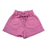 Malvi & Co Short Tinta Unita con Elastico In Vita per Neonata S25M032SHLCN ROSA MALVI & CO 