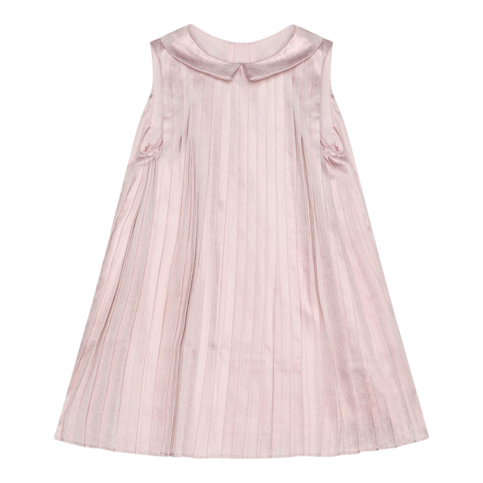 Michael Kors Abito tinta unita con Colletto Giromanica Rosa per Bambina R30307JXXX ROSA MICHAEL KORS 