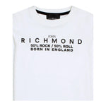 JOHN RICHMOND shirt girocollo tinta unita con stampa Bianco per Neonato RIA24034TS BIANCO JOHN RICHMOND 