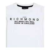 JOHN RICHMOND shirt girocollo tinta unita con stampa Bianco per Neonato RIA24034TS BIANCO JOHN RICHMOND 