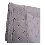 Wedoble Coperta Tinta Unita con Ricami per Neonata V2505306A LILLA WEDOBLE 