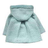 MAYORAL cappotto tinta unita modello teddy con cappuccio Verde per Neonata 2478X VERDE MAYORAL 