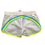 Sundek Badeanzug Cover-up Bermuda-Modell Einfarbig mit Kontrasten Weiß Für Mädchen