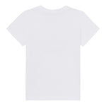 Moschino T-Shirt Girocollo Tinta Unita con Stampa per Bambina HAM06U BIANCO MOSCHINO 