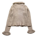 MAYORAL cardigan tinta unita con colletto rimovibile Beige per Neonata 4362NXX BEIGE MAYORAL 