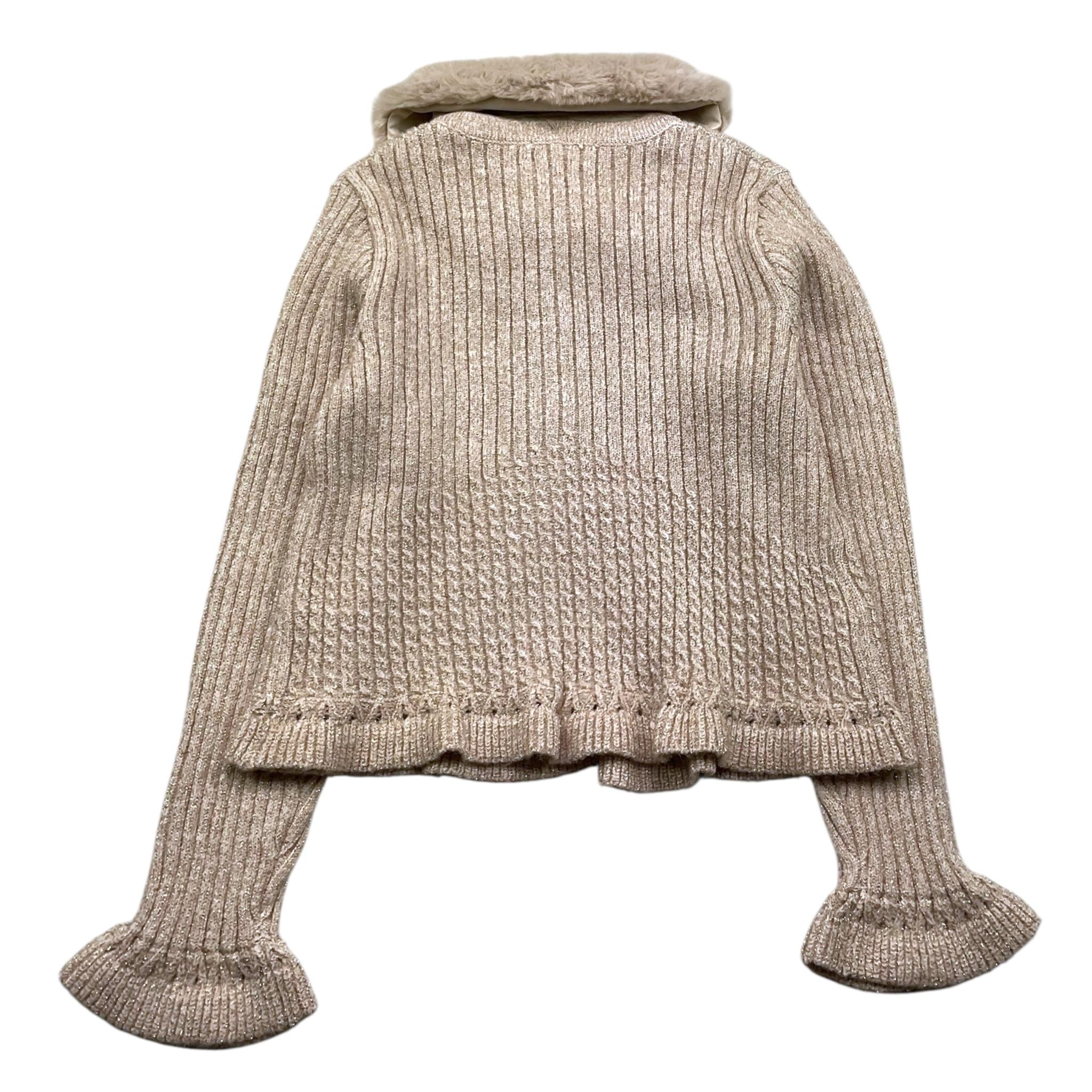 MAYORAL cardigan tinta unita con colletto rimovibile Beige per Neonata 4362NXX BEIGE MAYORAL 