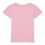 Guess T-Shirt Girocollo Tinta Unita con Logo per Bambina K5GI15K6YW4 ROSA GUESS 