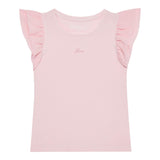 Guess T-Shirt Tinta Unita con Tulle per Neonata K5RI22K6YW4X ROSA GUESS 