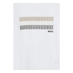 Boss T-Shirt Girocollo Tinta Unita con Stampe per Bambino J52035 BIANCO BOSS 