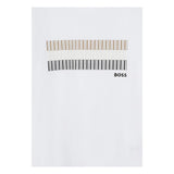 Boss T-Shirt Girocollo Tinta Unita con Stampe per Bambino J52035 BIANCO BOSS 