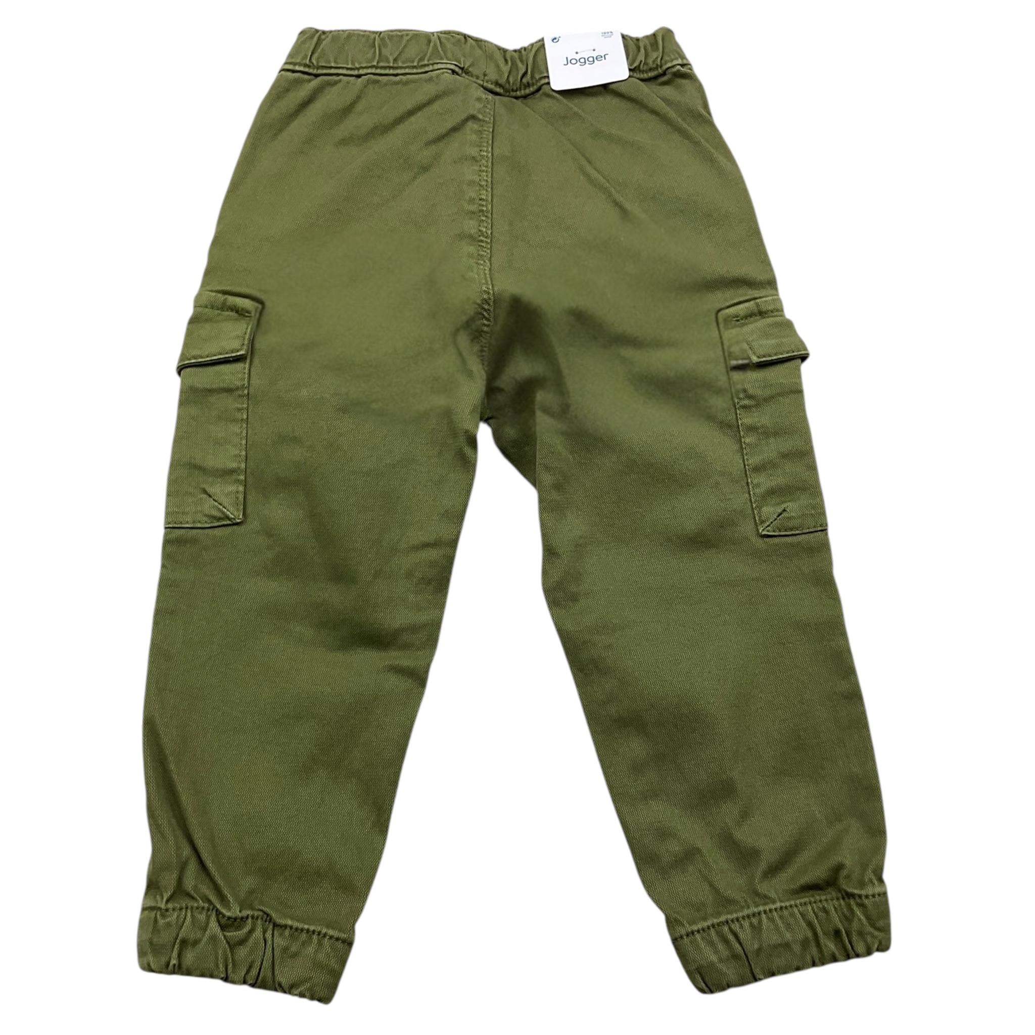 MAYORAL pantalone tinta unita con girovita regolabile Verde per Neonato 2535 VERDE MAYORAL 
