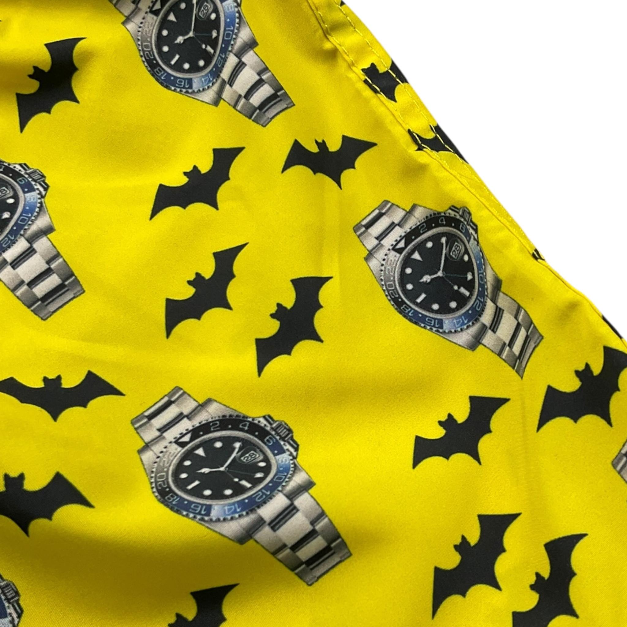 Louis Dieudonne' Costume Modello Boxer Tinta Unita Stampa Batman per Bambino LD13333 GIALLO LOUIS DIEUDONNE' 