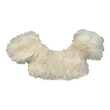 Fun & Fun Top Mezza Manica con Applicazioni Tulle per Neonata FNCBTP01046XN AVORIO FUN & FUN 