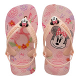 Havaianas Flip-Flops, einfarbig, mit rosa Mickey-Mouse-Muster für Mädchen