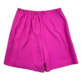 Miss Blumarine Einfarbige Shorts mit elastischer Taille Fuchsie für Mädchen