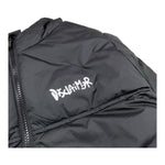 DISCLAIMER giubbino tinta unita con cappuccio e logo Nero per Bambino 24IDK58210X NERO DISCLAIMER 