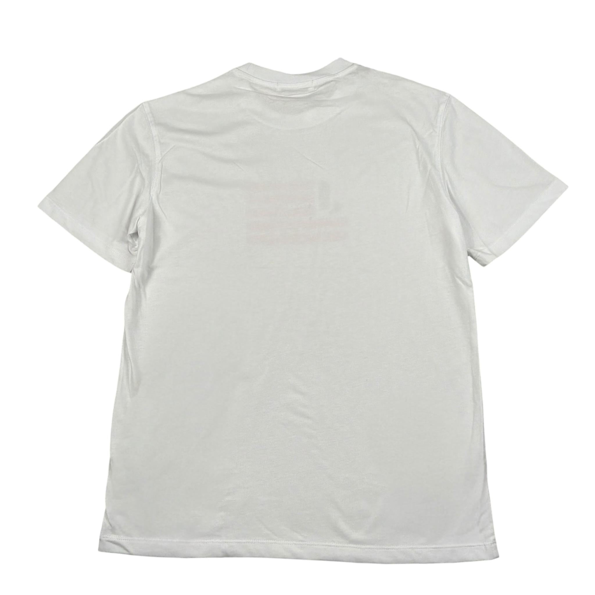 Jeckerson T-Shirt Girocollo Tinta Unita con Stampa per Bambino J3817 BIANCO JECKERSON 