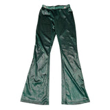 MARC ELLIS pantalone tinta unita in velluto modello zampa Verde per Bambina JMJPT00104 VERDE MARC ELLIS 