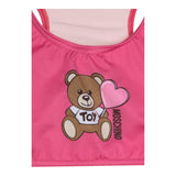 Moschino Costume 2 Pezzi Top-Mutandina Tinta Unita per Bambina HAL00P FUXIA MOSCHINO 