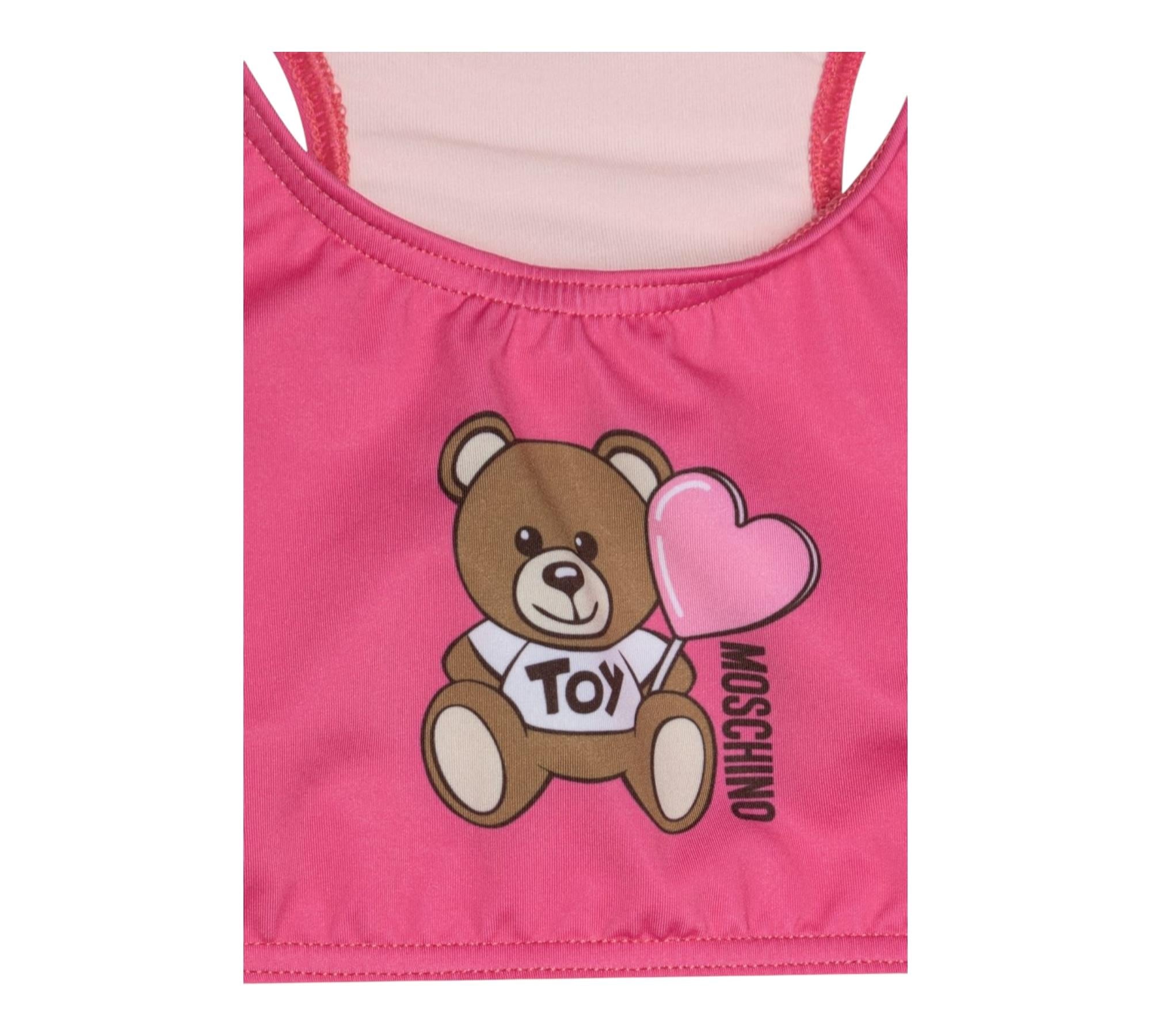 Moschino Costume 2 Pezzi Top-Mutandina Tinta Unita per Bambina HAL00P FUXIA MOSCHINO 