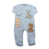 Mayoral Tutina Manica Lunga tinta unita con Stampe Azzurro per Neonato 1709 AZZURRO MAYORAL 