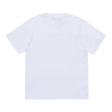 DSQUARED2 t-shirt girocollo tinta unita con stampa logo Bianco per Bambino DQ2478 BIANCO DSQUARED2 