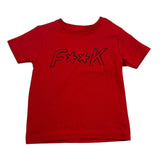 F**K T-Shirt Girocollo Tinta Unita con Stampa per Neonato FJ224210RS ROSSO F**K 