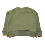 K-Way Maglia Tinta Unita Girocollo con Logo per Bambino K2148LW VERDE K-WAY 