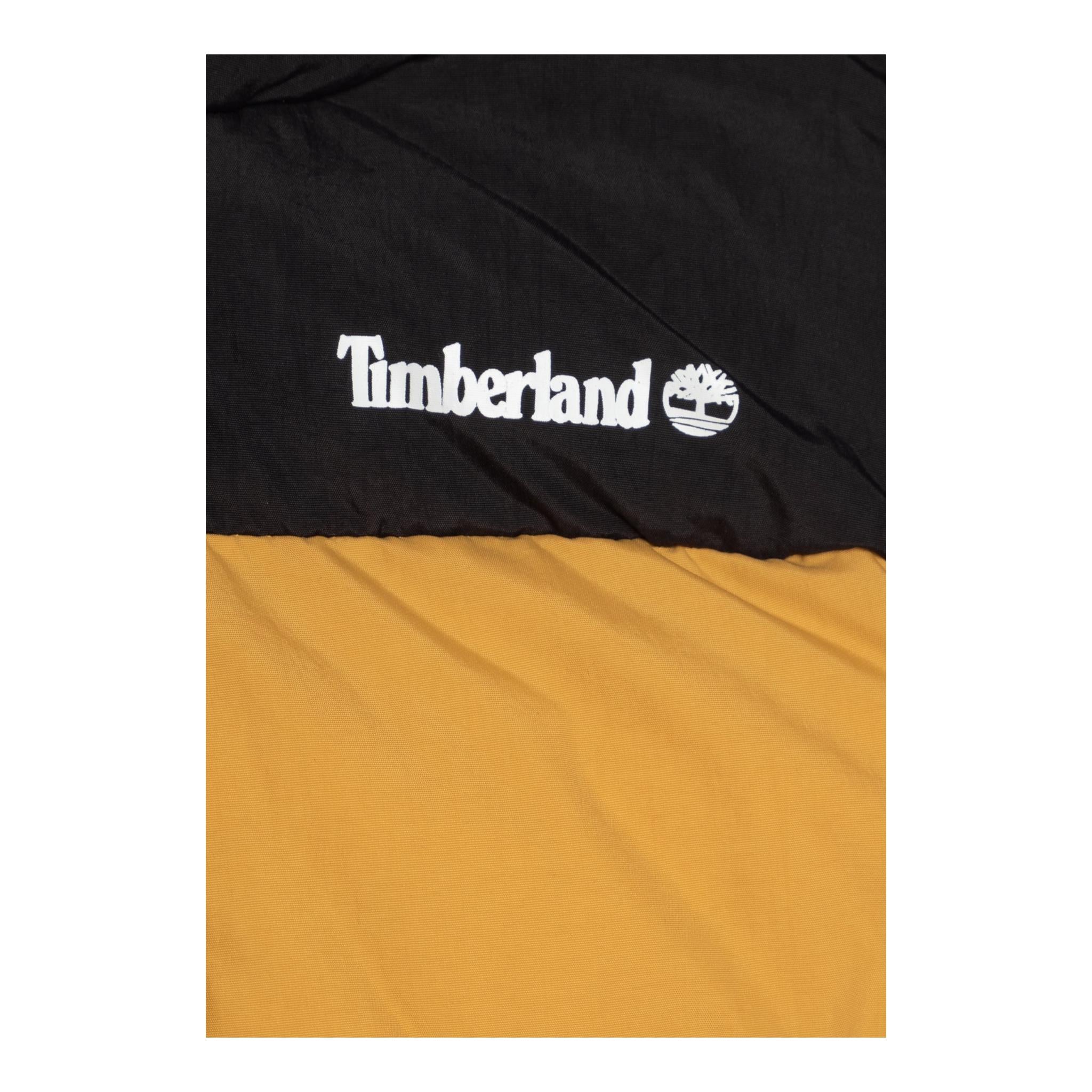 TIMBERLAND giubbino tinta unita con cappuccio in contrasto Giallo per Neonato T60246 GIALLO TIMBERLAND 