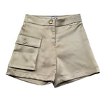 Gaelle Short Tinta Unita con Girovita Regolabile per Bambina 2746S00364X ORO GAELLE 