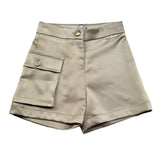 Gaelle Short Tinta Unita con Girovita Regolabile per Bambina 2746S00364X ORO GAELLE 