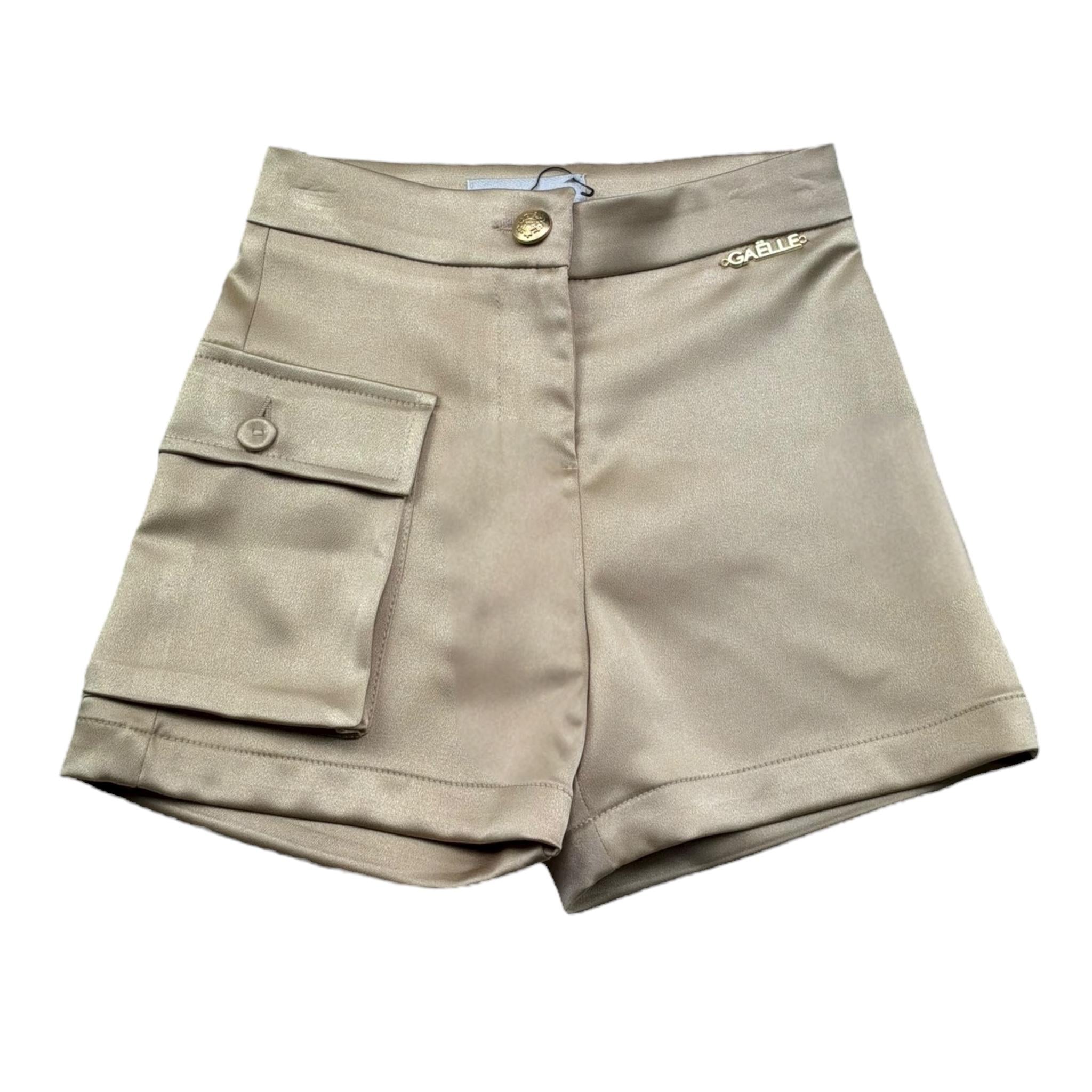 Gaelle Short Tinta Unita con Girovita Regolabile per Bambina 2746S00364X ORO GAELLE 