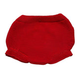 Juliana Completo 2 Pezzi Camicia-Coulotte Bicolore per Neonata J5183 BIANCO/ROSSO JULIANA 