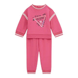 GUESS completo 2pz felpa-pantalone tinta unita Fuxia per Neonata A4YG02KA6R4 FUXIA GUESS 