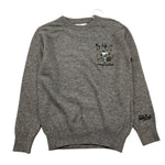 SAINT BARTH maglia tinta unita con stampa Grigio per Bambino 005431 GRIGIO SAINT BARTH 